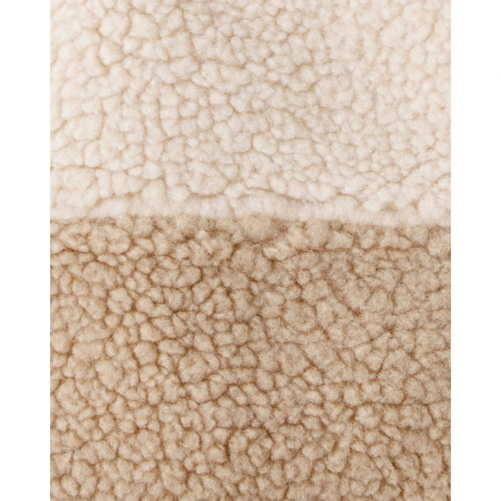 Gilet Sans Manches en Sherpa Colorblock Garçon Carter's - Beige