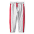 Boy Carter's Side-Stripe Joggers - Gray & Red