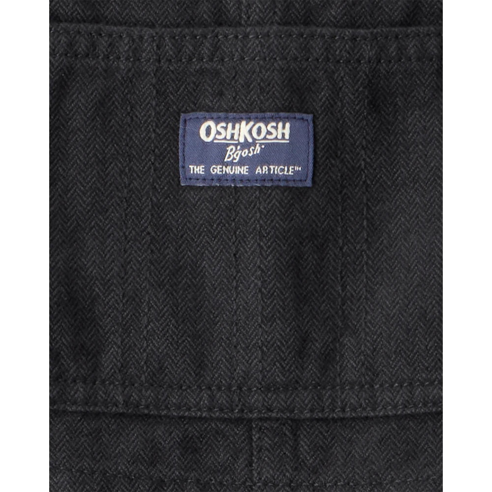 Salopette à Chevrons Garçon OshKosh - Gris