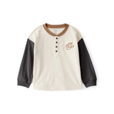 T-shirt Henley Stay Wild à Manches Longues Garçon OshKosh - Multi