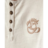 T-shirt Henley Stay Wild à Manches Longues Garçon OshKosh - Multi