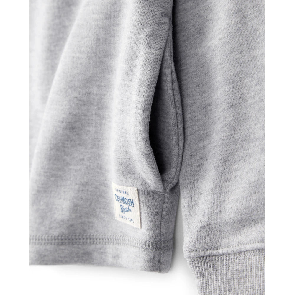 Sweat à Capuche Garçon OshKosh - Gris