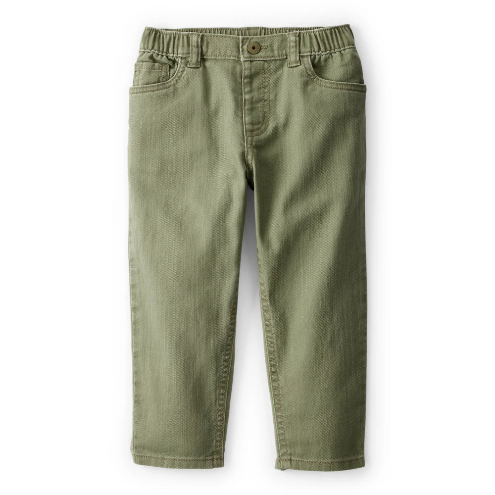 Pantalon à Enfiler 5 Poches Garçon OshKosh - Olive