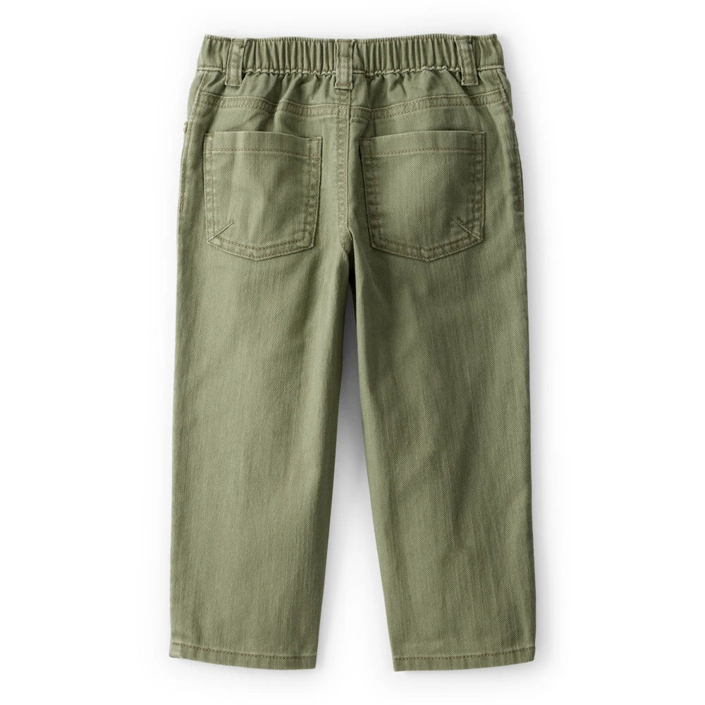 Pantalon à Enfiler 5 Poches Garçon OshKosh - Olive