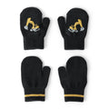 Boy Carter's Non-Slip Construction Mittens - Black