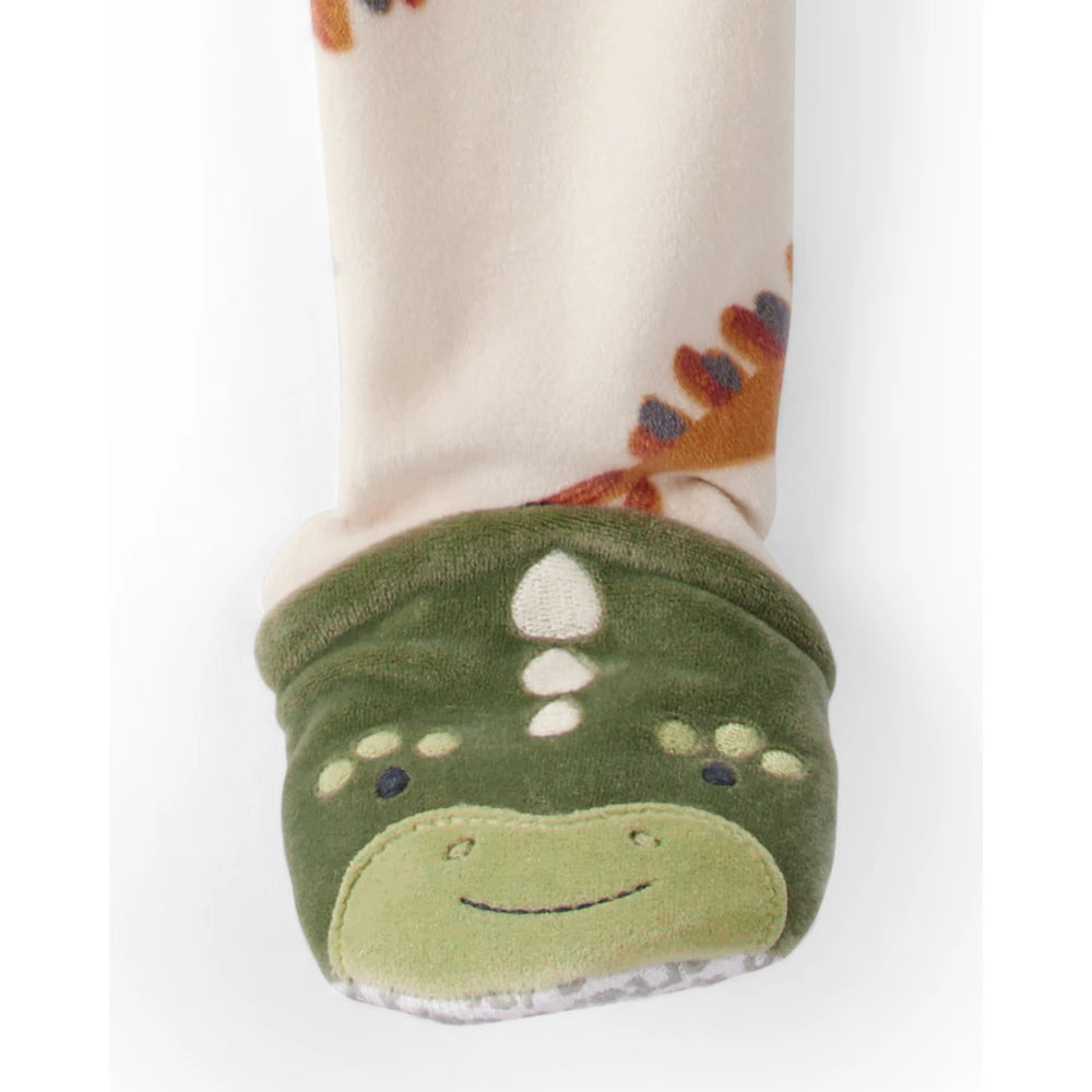 Pyjama 1 Pièce DreamPlush Dinosaures Garçon Carter's - Beige