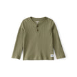 T-shirt Henley à Manches Longues Garçon OshKosh - Olive