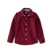 Chemise à Carreaux Buffalo Garçon OshKosh - Rouge
