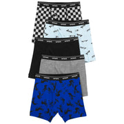 Lot de 5 Boxers à Damier Garçon Carter's - Bleu & Gris