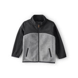 Blouson Zippé à Manches Longues Garçon Carter's - Gris & Noir