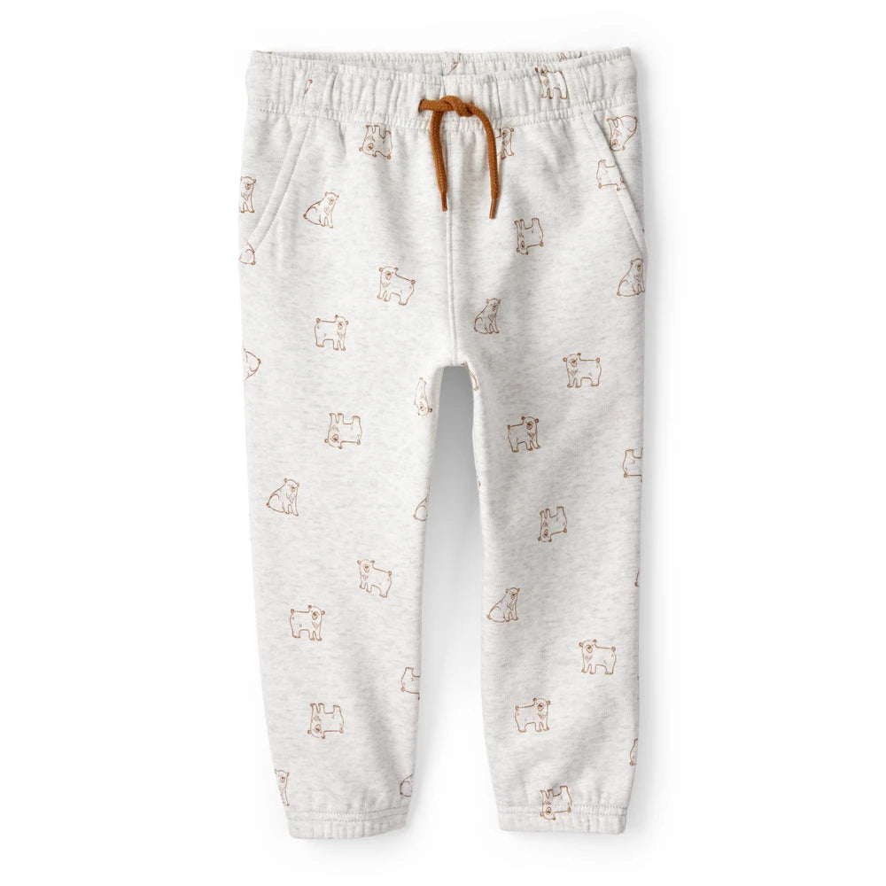 Ensemble T-shirt & Pantalon en Polaire Ourson Garçon Carter's - Marron