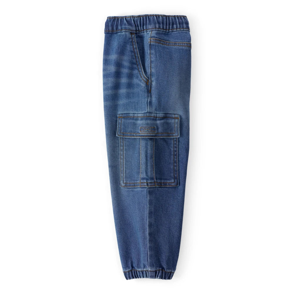 Jogger Cargo en Jean Garçon OshKosh - Délavage Foncé