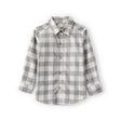 Chemise à Carreaux à Manches Longues Garçon OshKosh - Gris