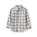 Chemise à Carreaux à Manches Longues Garçon OshKosh - Gris