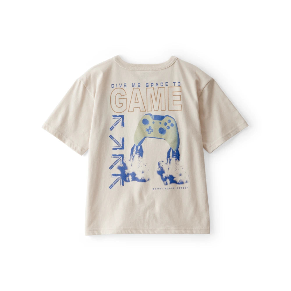 T-shirt Gaming Garçon Carter's - Crème