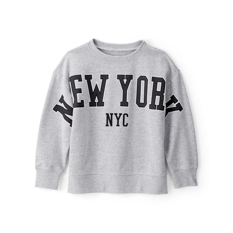 Sweat New York Garçon Carter's - Gris Chiné