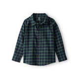 Chemise à Carreaux à Manches Longues Garçon Carter's - Vert
