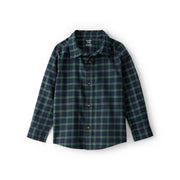 Chemise à Carreaux à Manches Longues Garçon Carter's - Vert