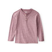 T-shirt Henley à Manches Longues Garçon OshKosh - Rouge