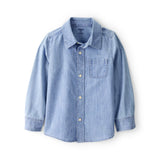 Chemise en Chambray Garçon OshKosh - Bleu