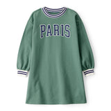 Robe à Manches Longues Paris Fille Carter's - Vert