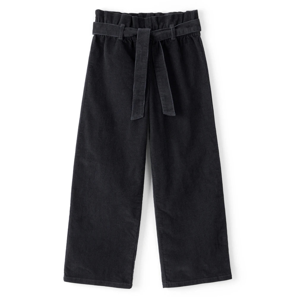 Pantalon Large en Velours Côtelé Fille Carter's - Noir
