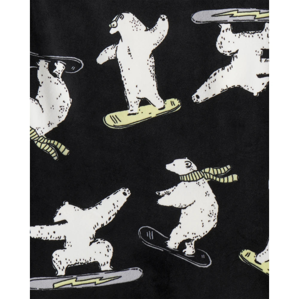 Pyjama 2 Pièces DreamPlush Ours Polaire Garçon Carter's - Noir