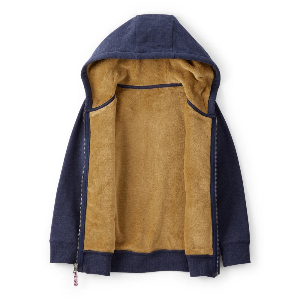 Veste Zippée à Capuche en Velours Garçon Carter's - Marine