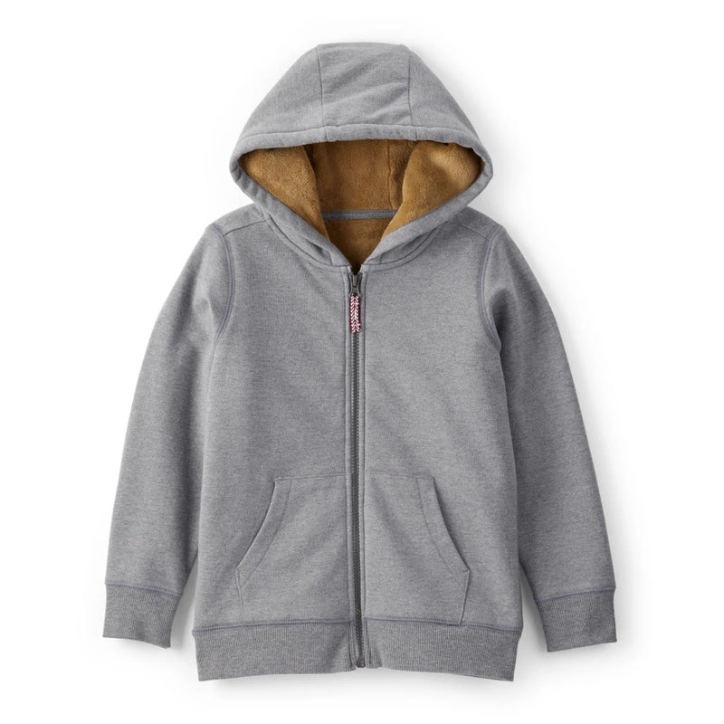 Veste Zippée à Capuche en Velours Garçon Carter's - Gris