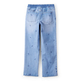 Jean à Enfiler Imprimé Fille OshKosh - Bleu