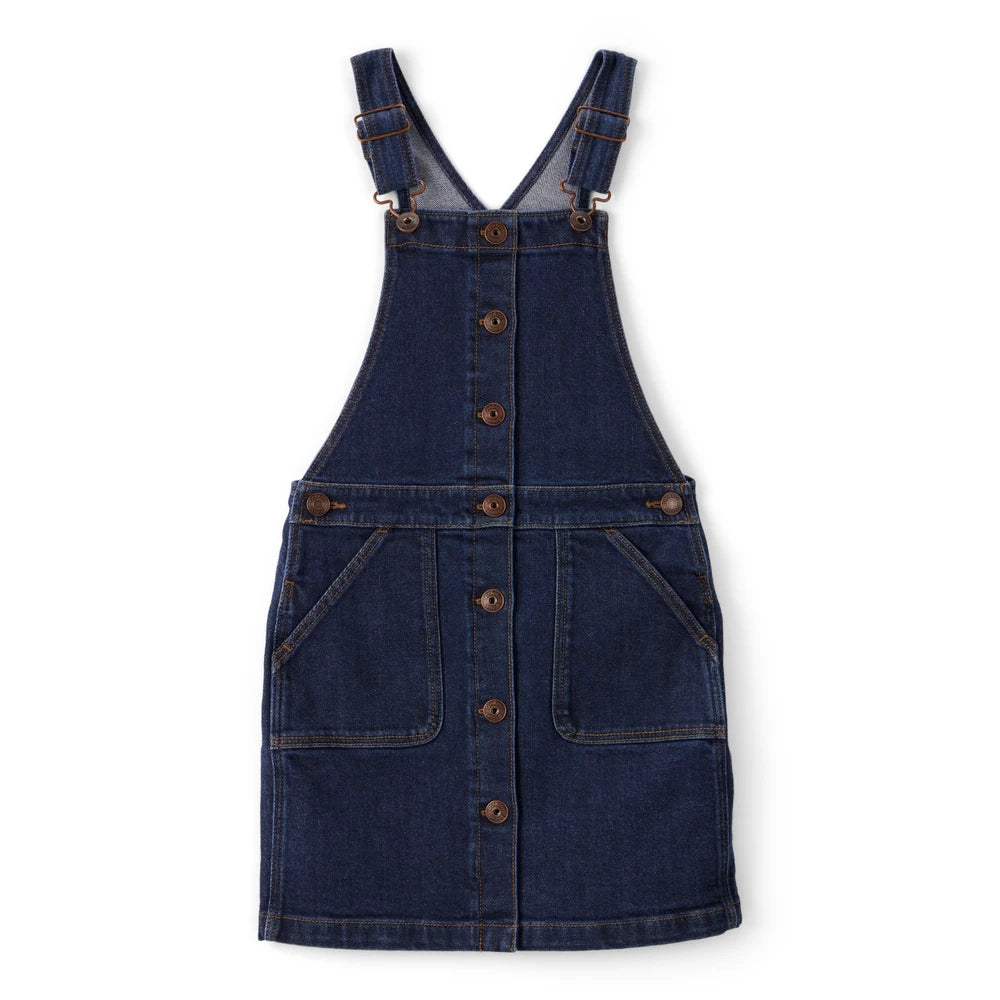 Jupe-Salopette en Jean Fille OshKosh - Bleu