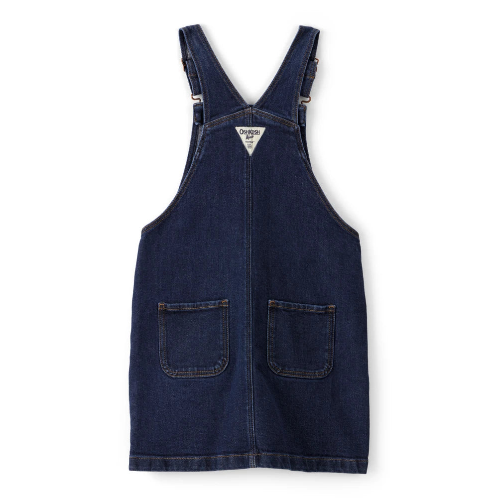 Jupe-Salopette en Jean Fille OshKosh - Bleu