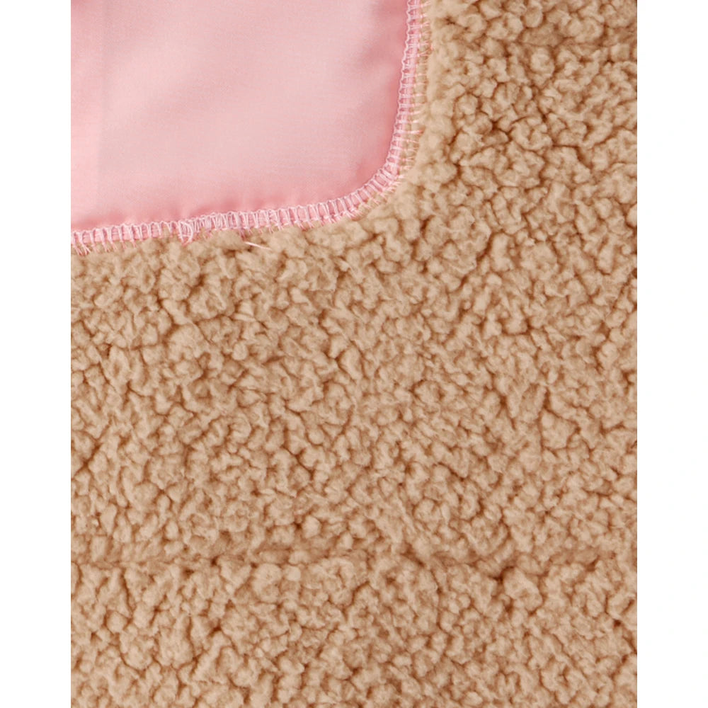Gilet Sans Manches en Sherpa Fille Carter's - Marron
