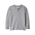 Boy OshKosh Long-Sleeve Henley Tee - Heather Gray