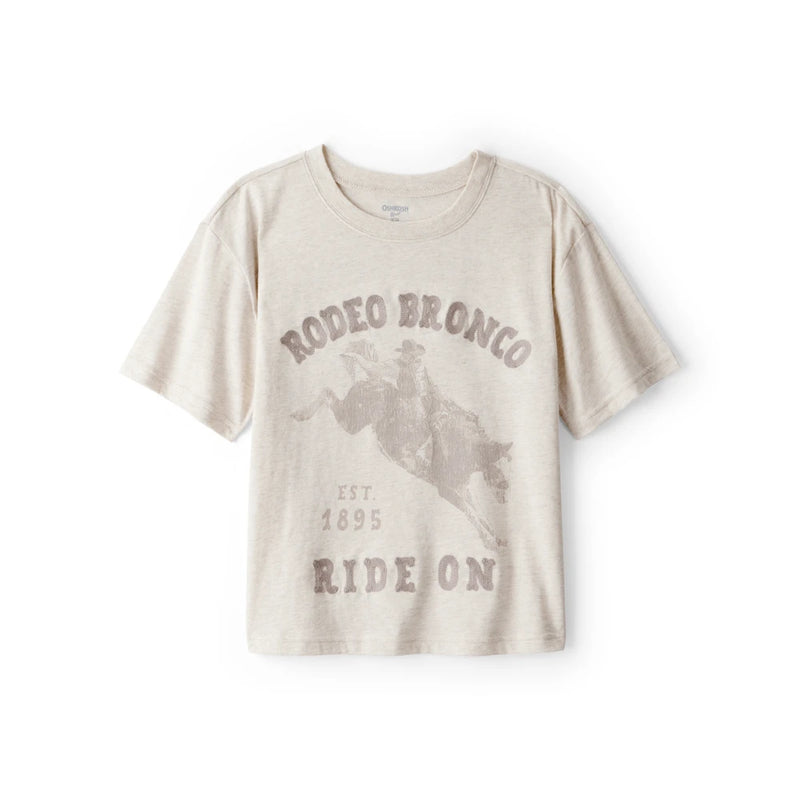 Boy OshKosh Short-Sleeve Rodeo Print Tee - Ivory