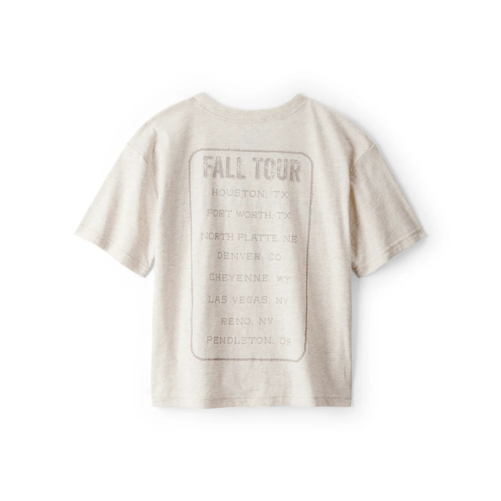 T-shirt à Manches Courtes Imprimé Rodéo Garçon OshKosh - Ivoire