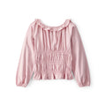 Girl OshKosh Long-Sleeve Ruffle Top - Pink