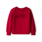 Sweat Joyeux Noël Fille Carter's - Rouge