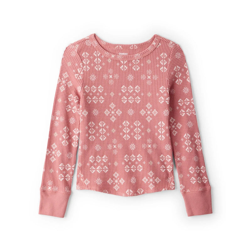 Girl OshKosh Long-Sleeve Printed Tee - Pink