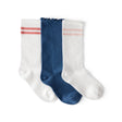 Lot de 3 Paires de Chaussettes Hautes Fille Carter's - Marine Rose & Blanc