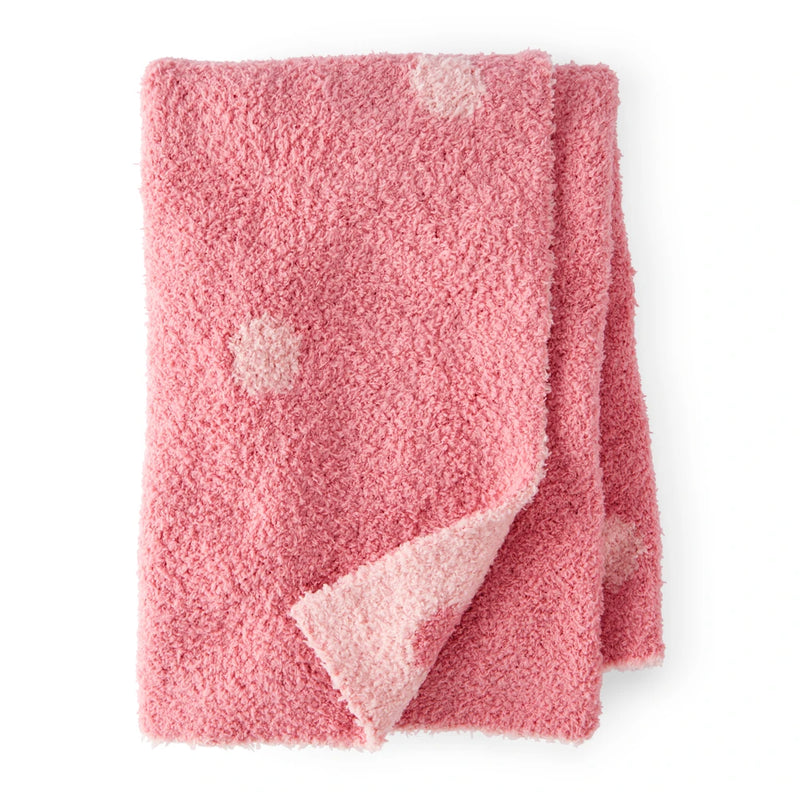 Couverture en Peluche à Pois Bébé Fille Carter's - Rose