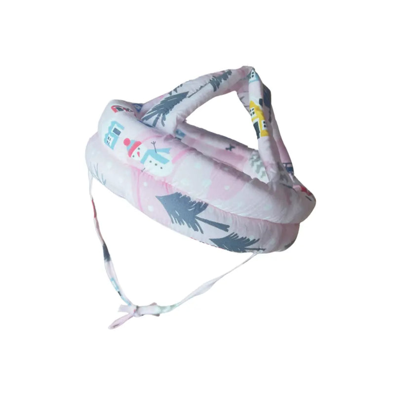 Casque de Sécurité Anti-Bosse pour Enfant - Rose Hiver