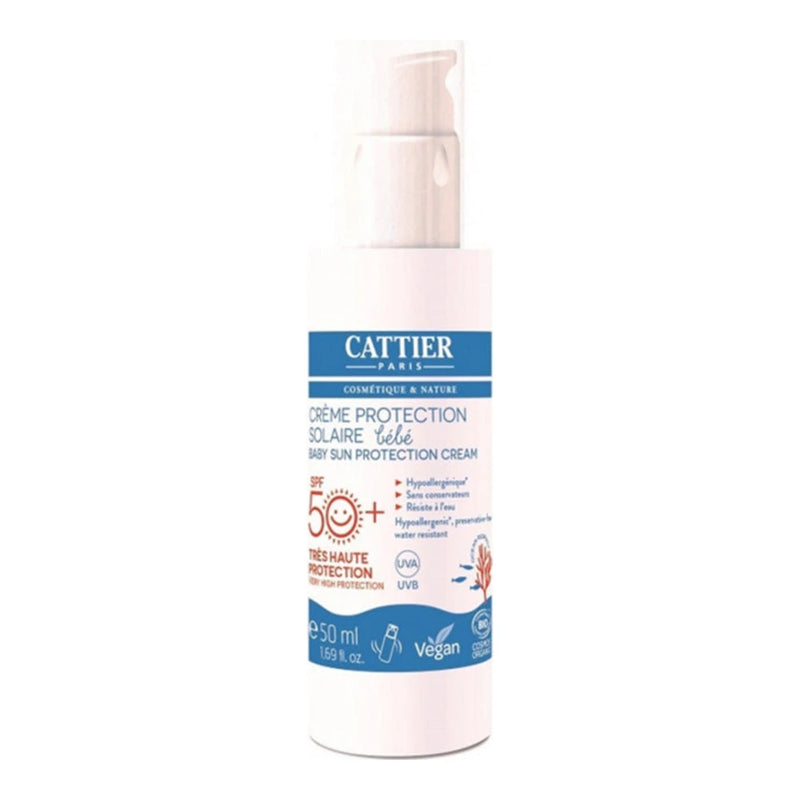 كريم Cattier الواقي من الشمس للرضع SPF50+ - 50 مل