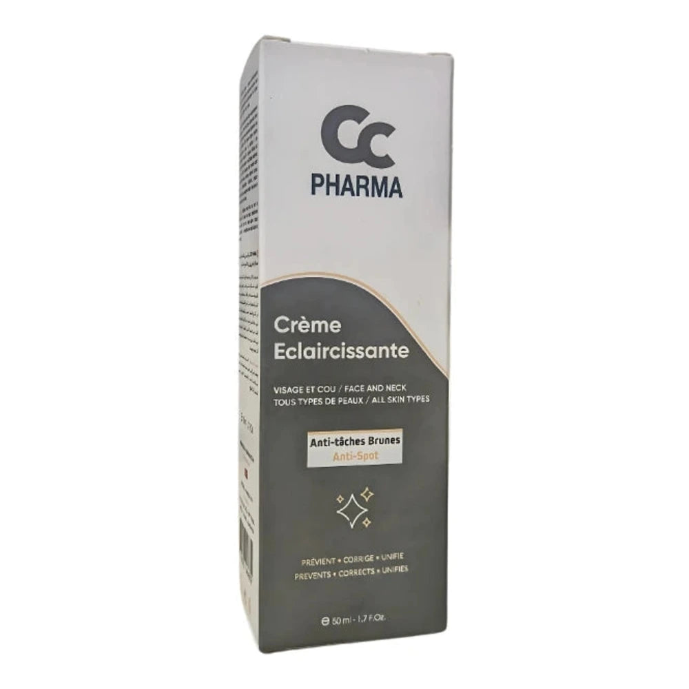 CC Pharma Crème Éclaircissante Visage & Cou SPF 30+ 50 ml