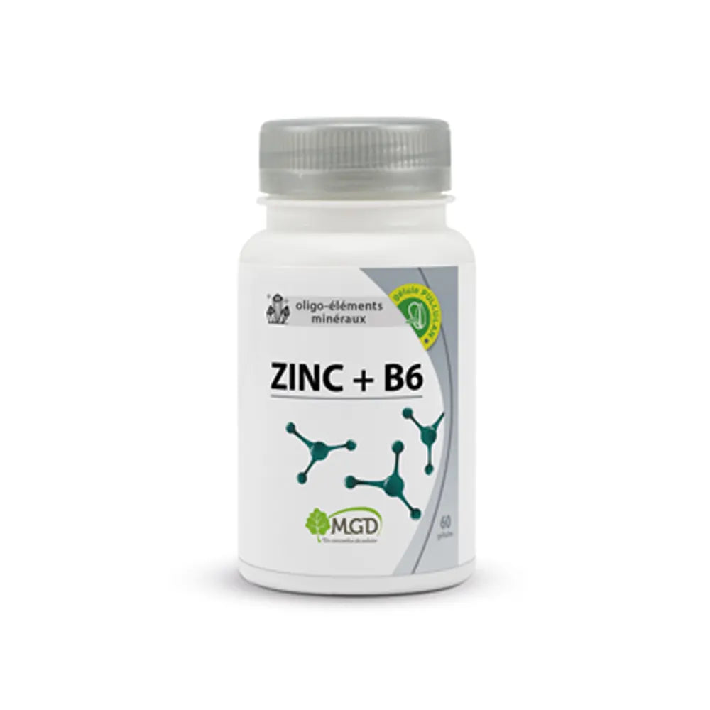 Mgd Nature zinc+ B6 60 Cápsulas