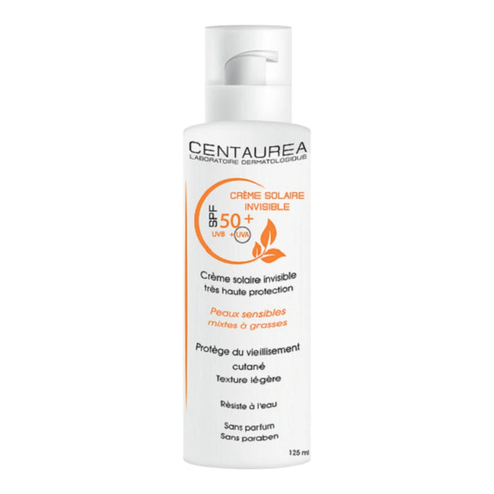 Centaurea Crème Solaire Invisible SPF 50+ 125 ml