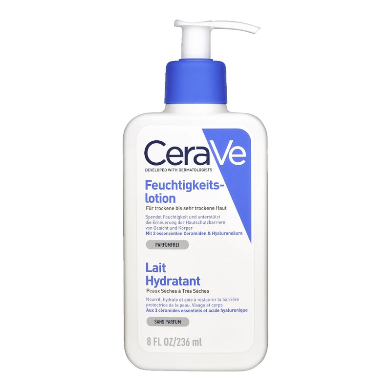 CeraVe Lait Hydratant Léger Peau Sèche à Très Sèche – 236 ml