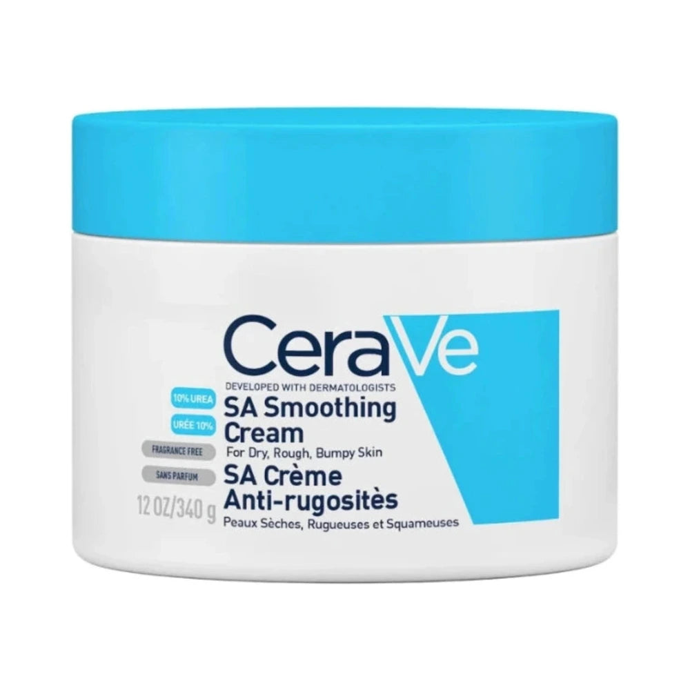CeraVe SA Crème Anti-Rugosités Peau Sèche et Squameuse | 340g