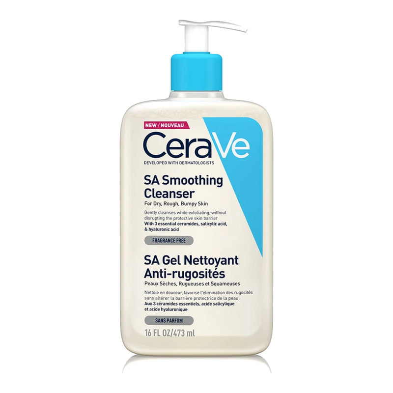 CeraVe SA Smoothing Cleanser | Dry, Rough Skin | 473ml