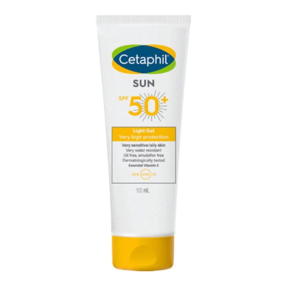 Cetaphil Sun gel léger SPF50+ 100 ml - flacon de protection solaire